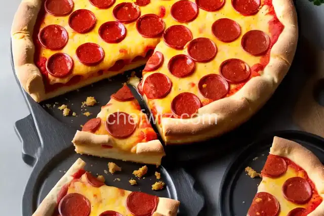 Stuffed Crust Loaded Deep Dish Pizza (papa Murphy's style)
