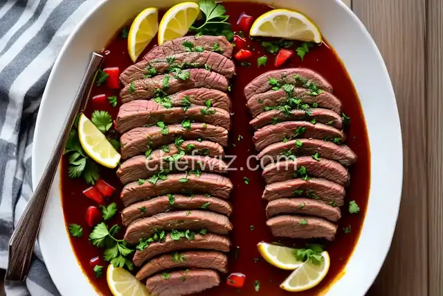 Stuffed Flank Steak in the Oven