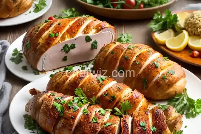 Stuffed Hasselback Turkey Breast