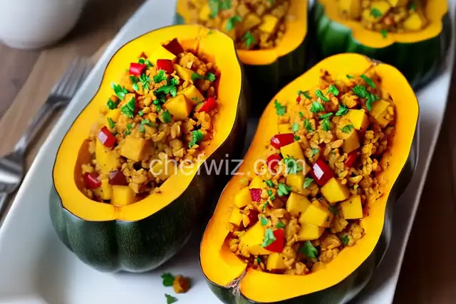 Stuffed Honeynut Squash