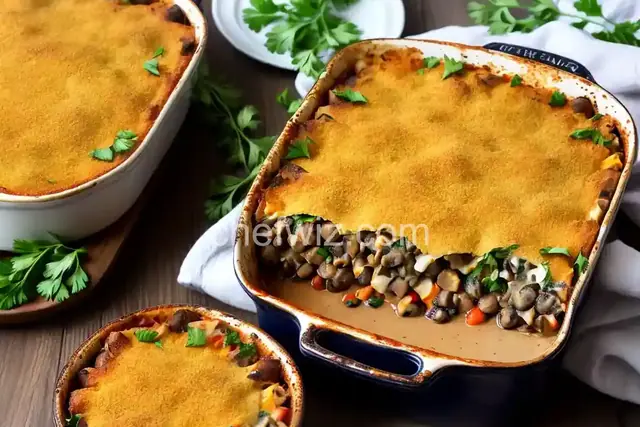 Stuffed Mushroom Casserole