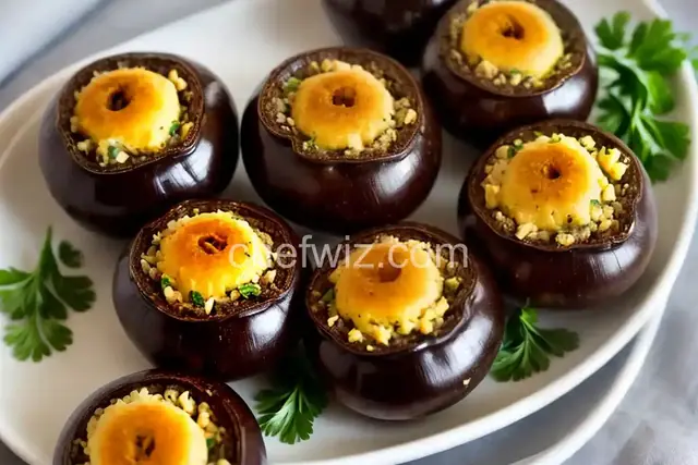 Stuffed Mushroom Eyeballs
