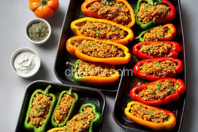 Stuffed Orange Peppers