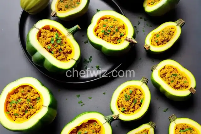 Stuffed Pattypan Squash