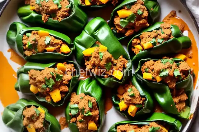 Stuffed Poblanos