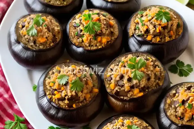Stuffed Portobello Mushroom Caps