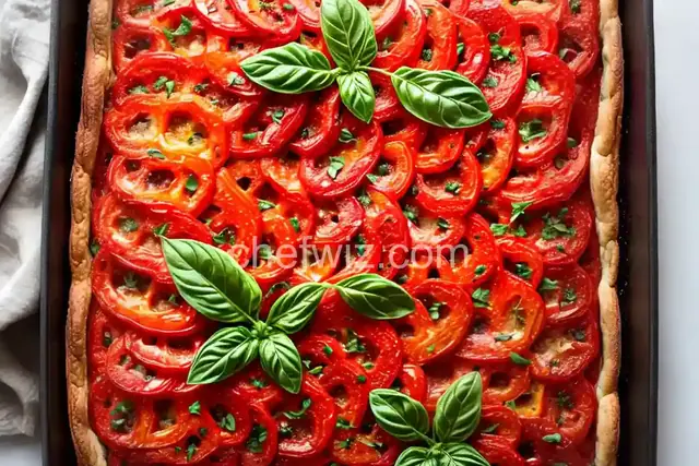 Stuffed Pull Apart Tomato Tart