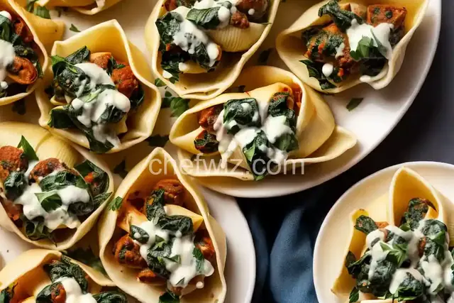 Stuffed Shells With Spinach