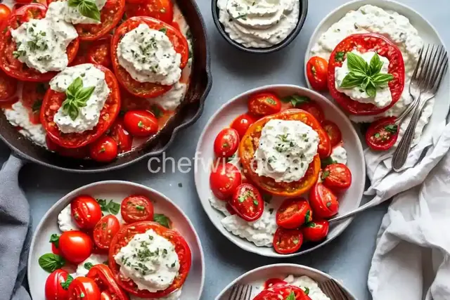 Stuffed Tomatoes with Grits and Ricotta