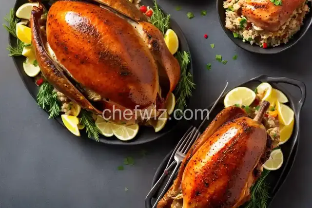 Stuffed Turkey Legs