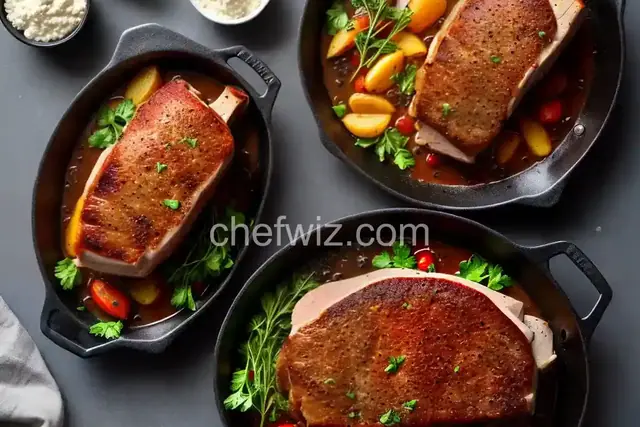 Stuffed and Roasted Bone-in Veal Breast