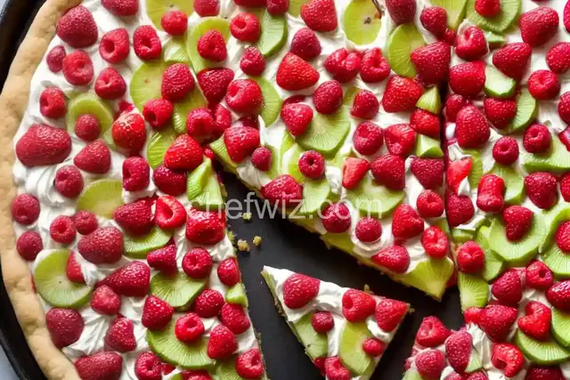 Sugar Cookie Crust Fruit Pizza