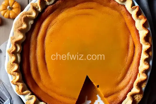 Sugarless Pumpkin Pie