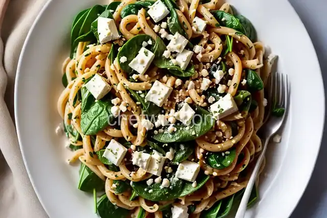 Suki's Spinach and Feta Pasta