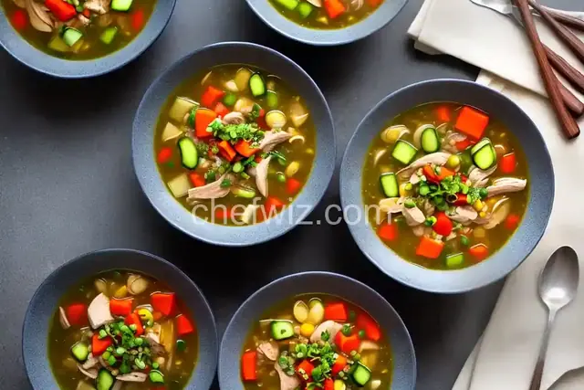 Summer Chicken-Vegetable Soup