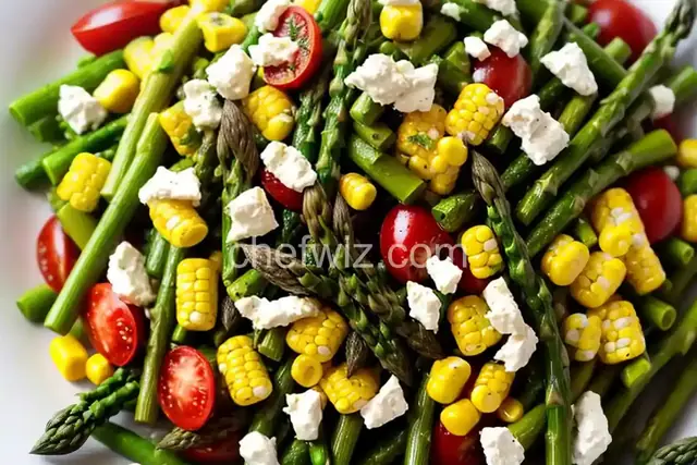 Summer Corn Salad with Asparagus