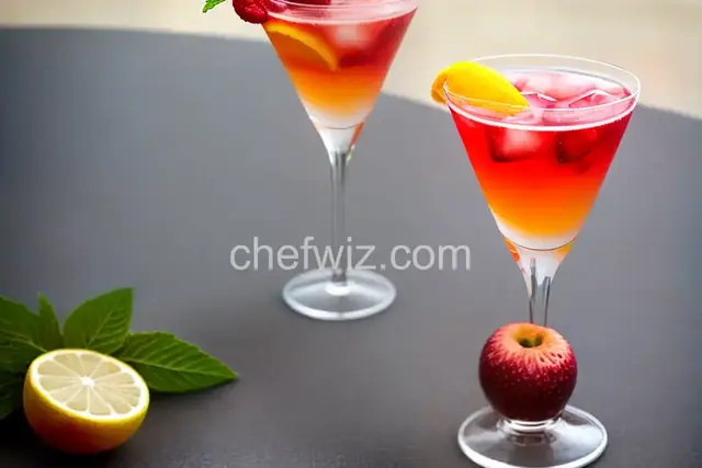 Summer Fruit Shrub Cocktail