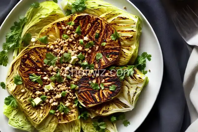 Summer Grilled Cabbage