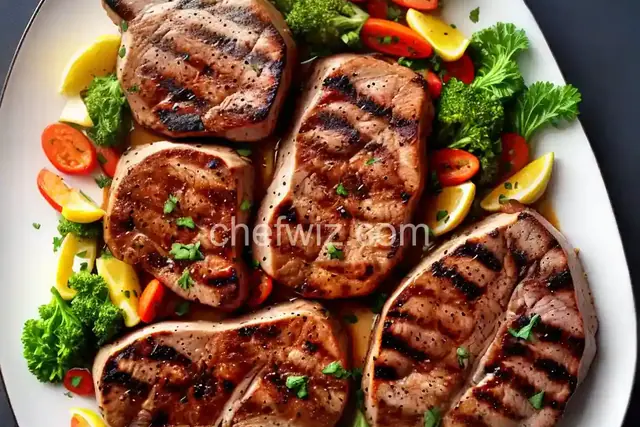 Summer Grilled Pork Chops