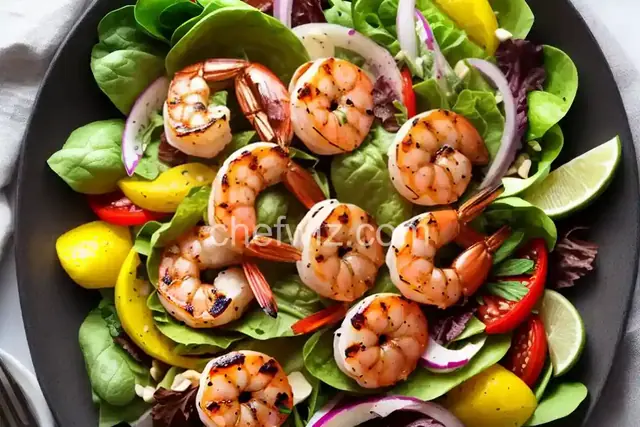 Summer Grilled Shrimp Salad