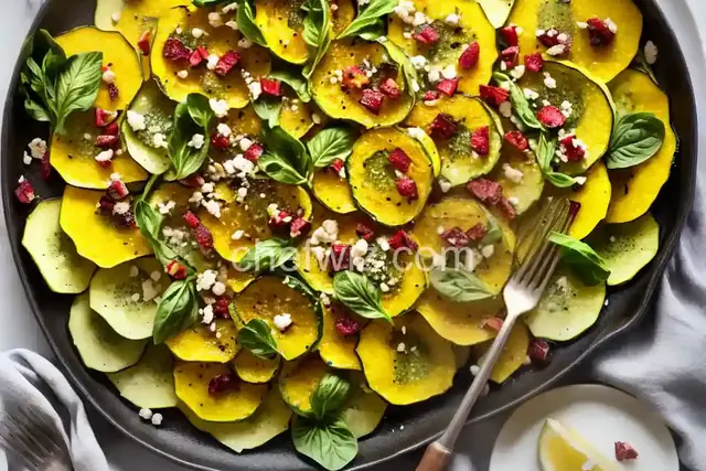 Summer Squash Carpaccio