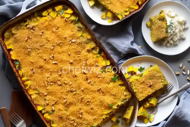 Summer Squash Casserole with Nuts