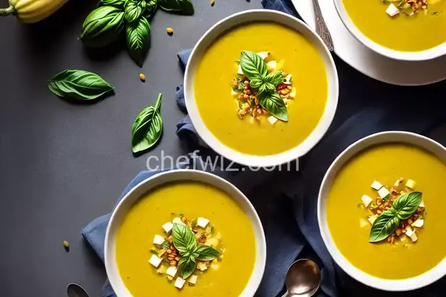 Summer Squash Soup with Basil