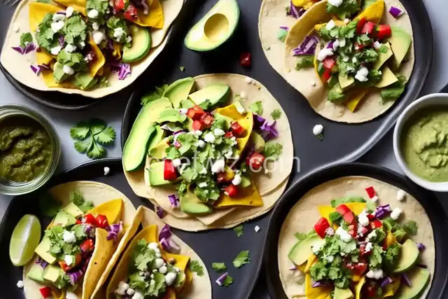 Summer Squash Tacos with Avocado Chimichurri