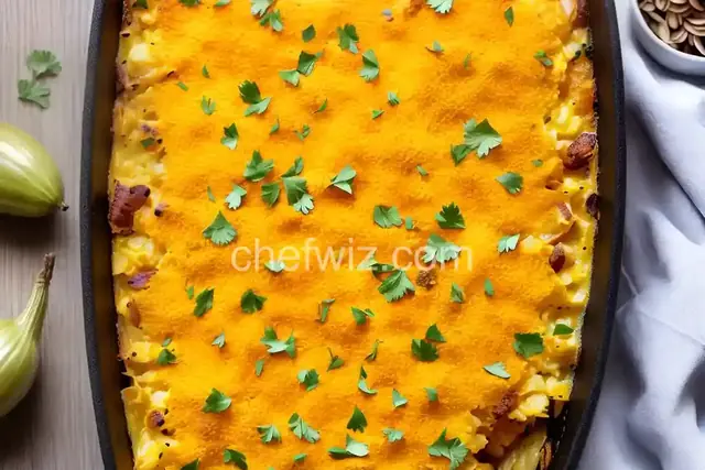 Summer Squash and Onion Cheesy Casserole