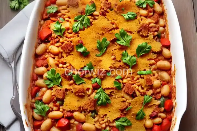 Summer Vegetable Cassoulet With Crispy Gruyère