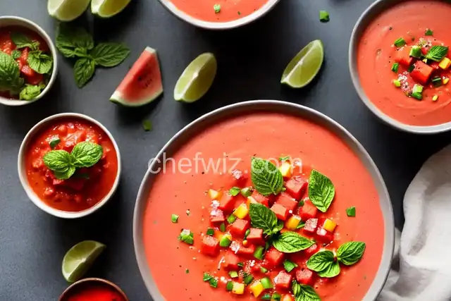 Summer Watermelon Gazpacho