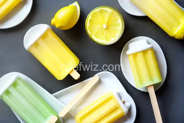 Summertime Lemon Ice Pops