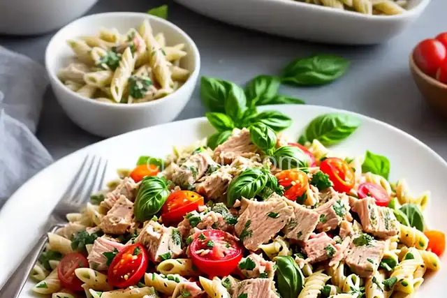 Summertime Tuna Pasta Salad