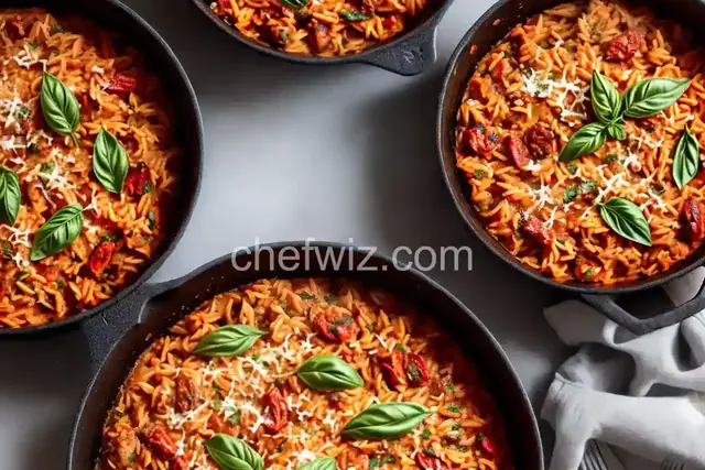Sun-Dried Tomato Basil Orzo