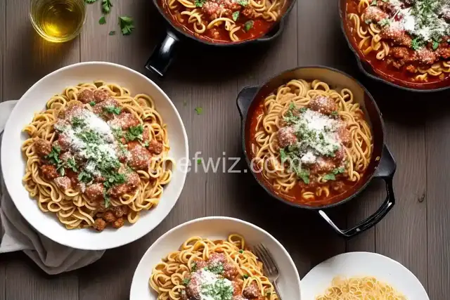 Sunday Gravy and Macaroni (Spaghetti, really)