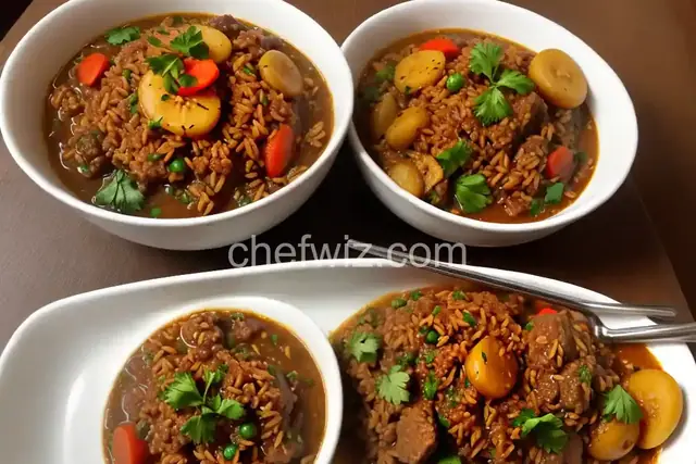 Sunday Rice and stew