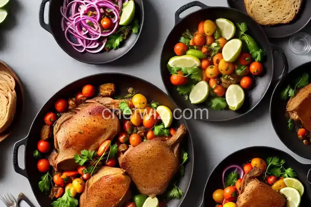 Sunday Roast With Pickled Onions