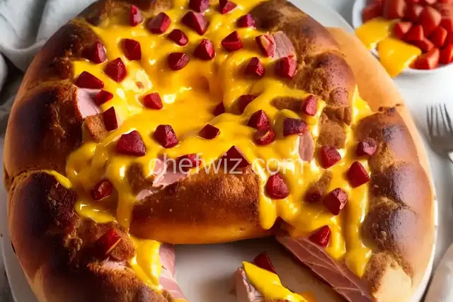 Sunny's Hot Ham and Cheese Wreath