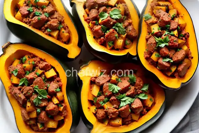 Sunny's Italian Sausage-Stuffed Acorn Squash