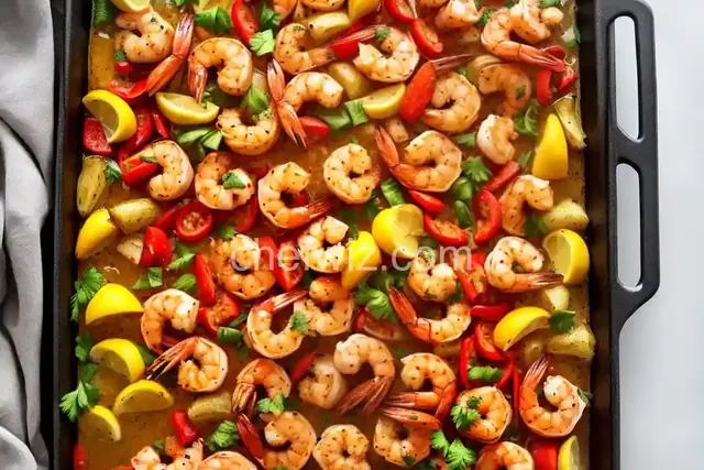 Sunny's Sheet Pan Shrimp "Boil"