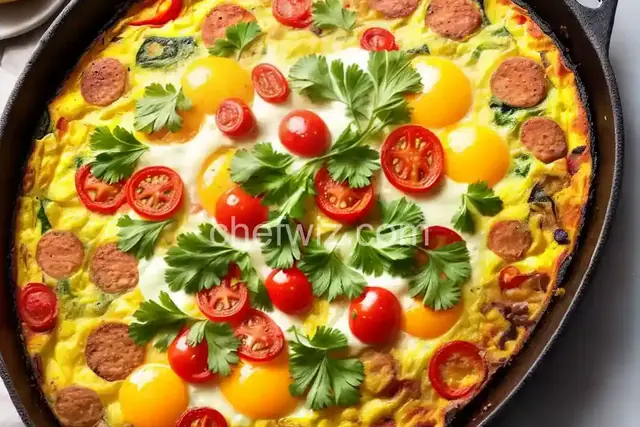Sunrise Sausage Frittata