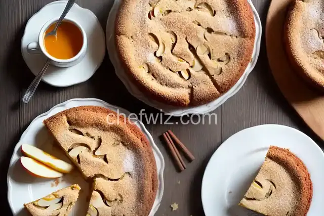 Super Duper Easy Apple Cake