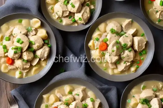 Super Easy Chicken and Dumplings