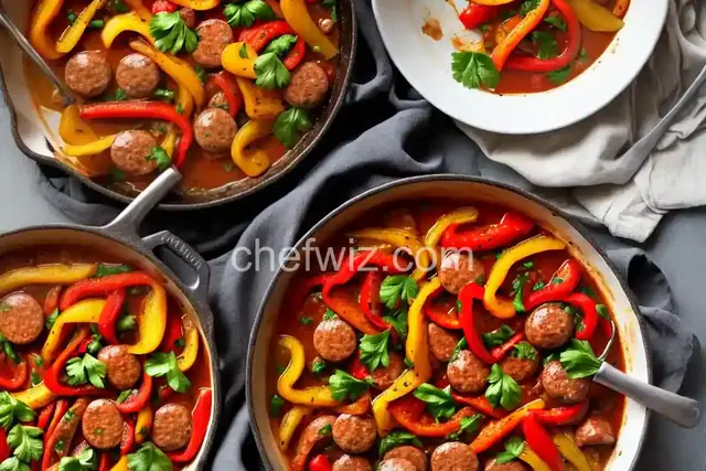 Super-Easy Sausage and Peppers
