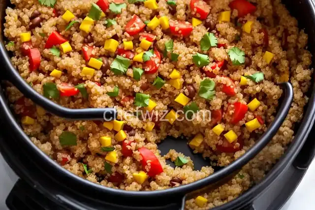 Super Easy Southwest-Style Quinoa (Cooked in Rice Cooker)