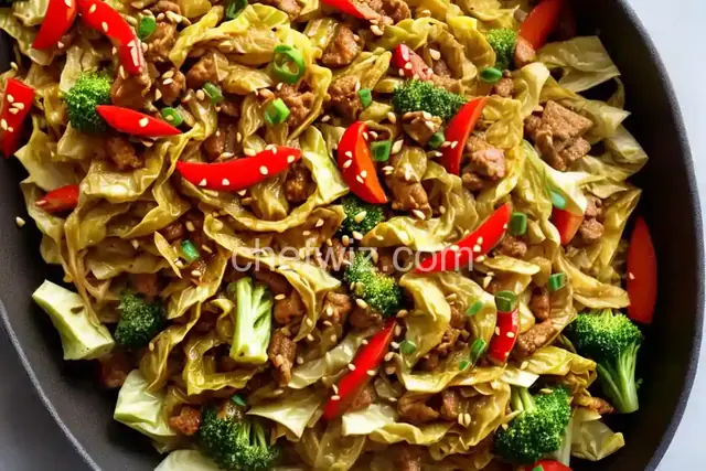 Super Easy Stir-Fried Cabbage