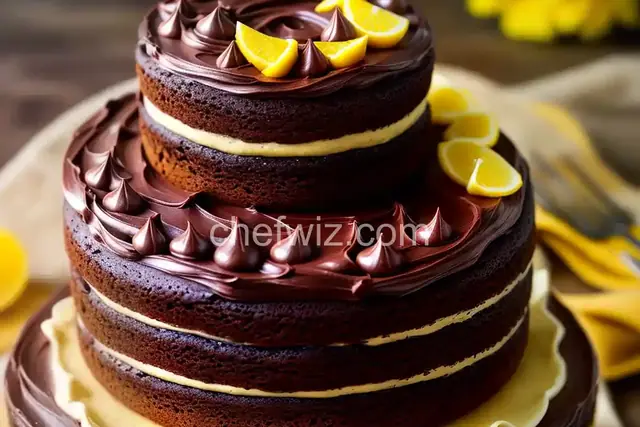 Super-Moist Yellow Cake With Rich Chocolate Frosting