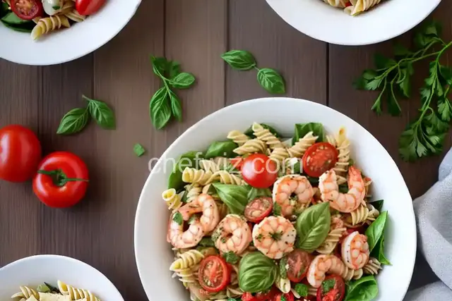 Super Shrimp and Veggie Pasta Salad