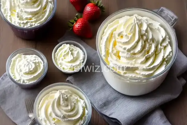 Super-Thick and Fruity Food Processor Whipped Cream Recipe