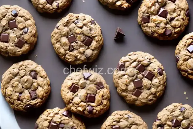 Super Yummy Chocolate Chunk Oatmeal Cookies